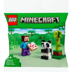 Steve mit Baby-Panda
