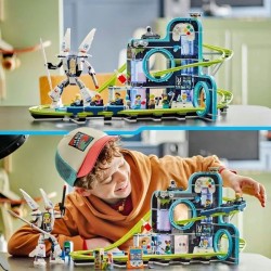 Achterbahn mit Roboter-Mech