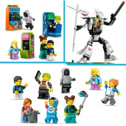 Achterbahn mit Roboter-Mech