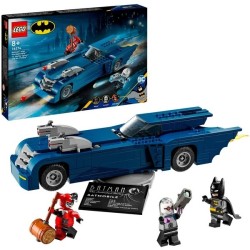 Batman im Batmobil vs. Harley Quinn und Mr. Freeze