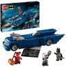 Batman im Batmobil vs. Harley Quinn und Mr. Freeze
