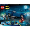 Batman im Batmobil vs. Harley Quinn und Mr. Freeze