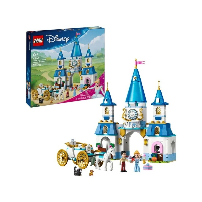 Cinderellas Schloss und Pferdekutsche