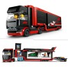 F1 Transporter mit RB20 & AMR24 F1 Rennautos