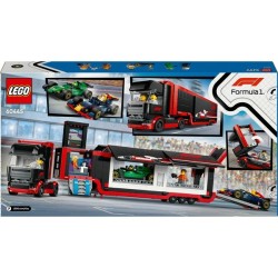 F1 Transporter mit RB20 & AMR24 F1 Rennautos