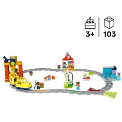 Town Große interaktive Eisenbahn