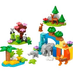Town Wildtier-Familien 3-in-1-Set