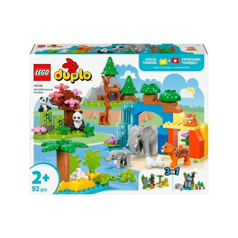 Town Wildtier-Familien 3-in-1-Set