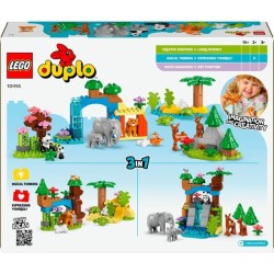 Town Wildtier-Familien 3-in-1-Set