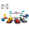 F1 Team Rennautos mit Rennfahrern