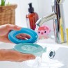 Badewannenspaß: Schwimmende Tierinsel