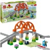 Town Eisenbahnbrücke und Schienen - Erweiterungsset