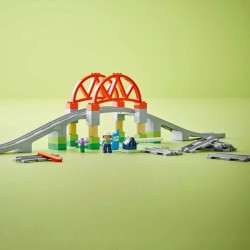 Town Eisenbahnbrücke und Schienen - Erweiterungsset