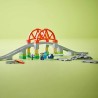 Town Eisenbahnbrücke und Schienen - Erweiterungsset