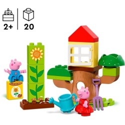 Peppas Garten mit Baumhaus
