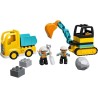Bagger und Laster