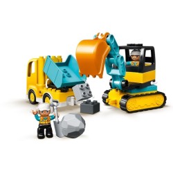 Bagger und Laster