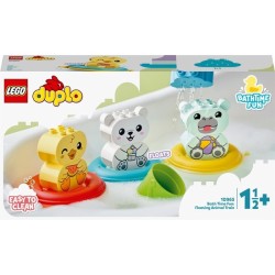 Badewannenspaß: Schwimmender Tierzug