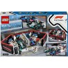 F1 Garage mit Mercedes-AMG & Alpine Rennautos