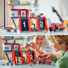 Feuerwehrstation mit Drehleiterfahrzeug