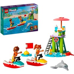 Rettungsschwimmer Aussichtsturm mit Jetskis