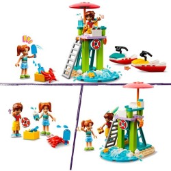 Rettungsschwimmer Aussichtsturm mit Jetskis