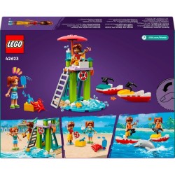 Rettungsschwimmer Aussichtsturm mit Jetskis