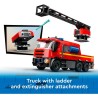 Feuerwehrstation mit Drehleiterfahrzeug