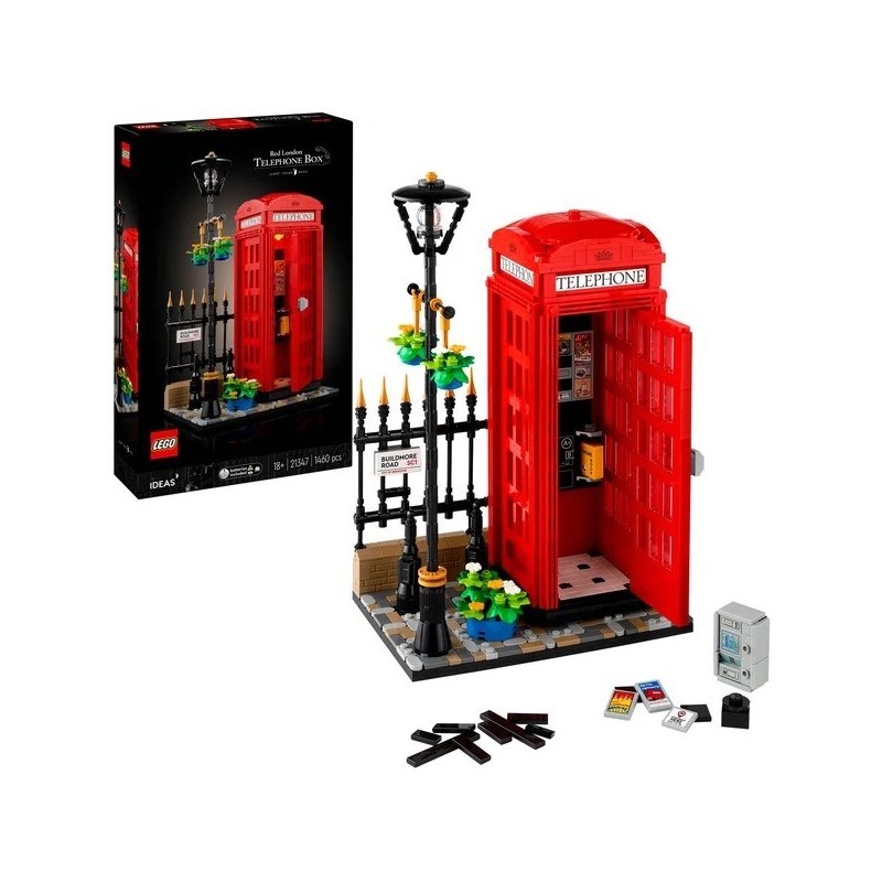 Rote Londoner Telefonzelle