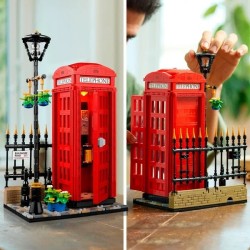 Rote Londoner Telefonzelle