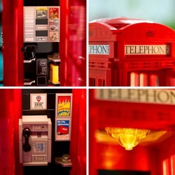 Rote Londoner Telefonzelle