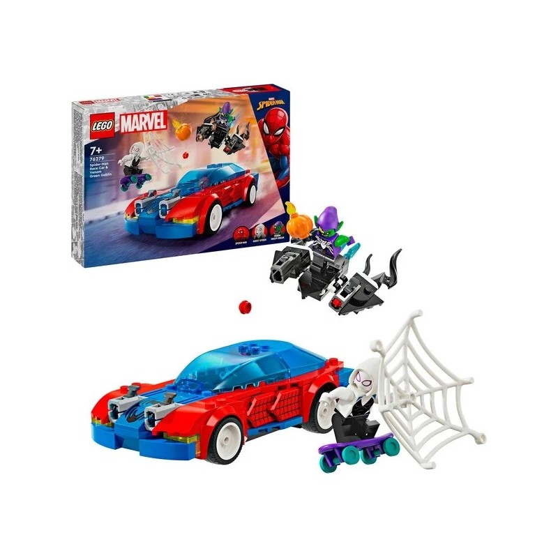Spider-Mans Rennauto & Venom Green Goblin