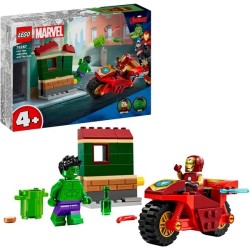 Iron Man mit Bike und der Hulk