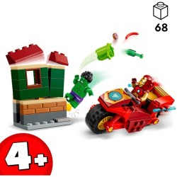 Iron Man mit Bike und der Hulk