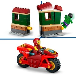 Iron Man mit Bike und der Hulk