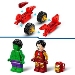 Iron Man mit Bike und der Hulk