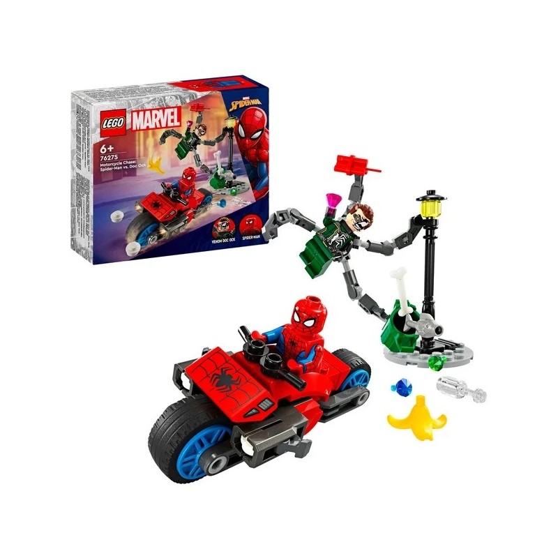 Motorrad-Verfolgungsjagd: Spider-Man vs. Doc Ock