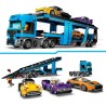 Autotransporter mit Sportwagen