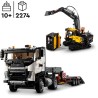 Volvo FMX LKW mit EC230 Electric Raupenbagger