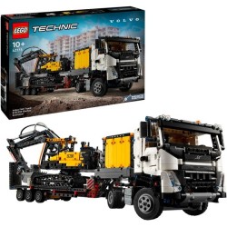 Volvo FMX LKW mit EC230 Electric Raupenbagger