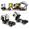 Volvo FMX LKW mit EC230 Electric Raupenbagger