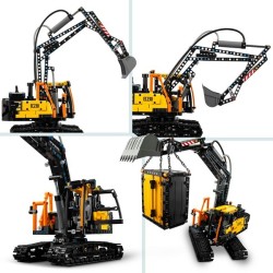 Volvo FMX LKW mit EC230 Electric Raupenbagger