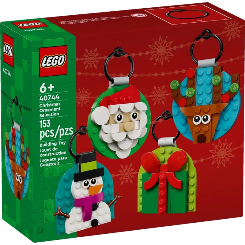 Verschiedene Christbaumanhänger
