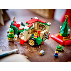 Lieferwagen des Weihnachtsmann