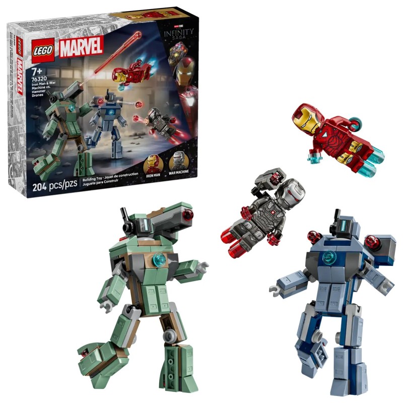 Iron Man & War Machine vs. Hammer-Drohnen