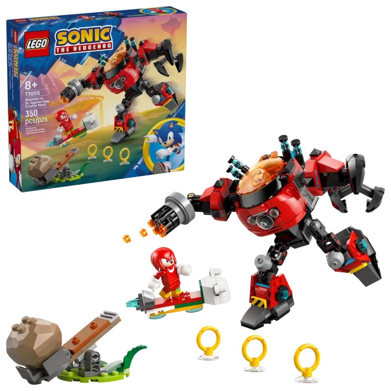 Knuckles vs. Dr. Eggmans Egg Crusher Mech