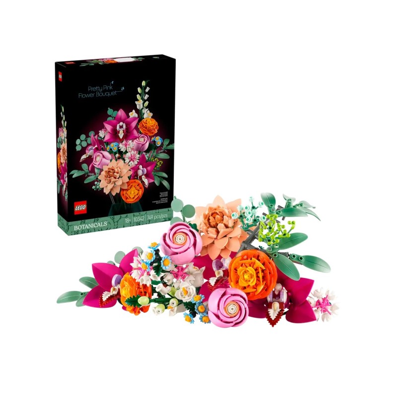 Schöner Rosafarbener Blumenstrauß