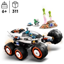 Weltraum-Rover mit Außerirdischen