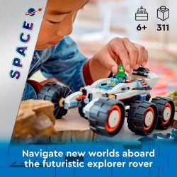 Weltraum-Rover mit Außerirdischen