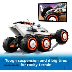 Weltraum-Rover mit Außerirdischen